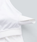 Softlyzero™ Airy Haut de yoga dos nu à encolure américaine sensation fraîcheur-UPF50+