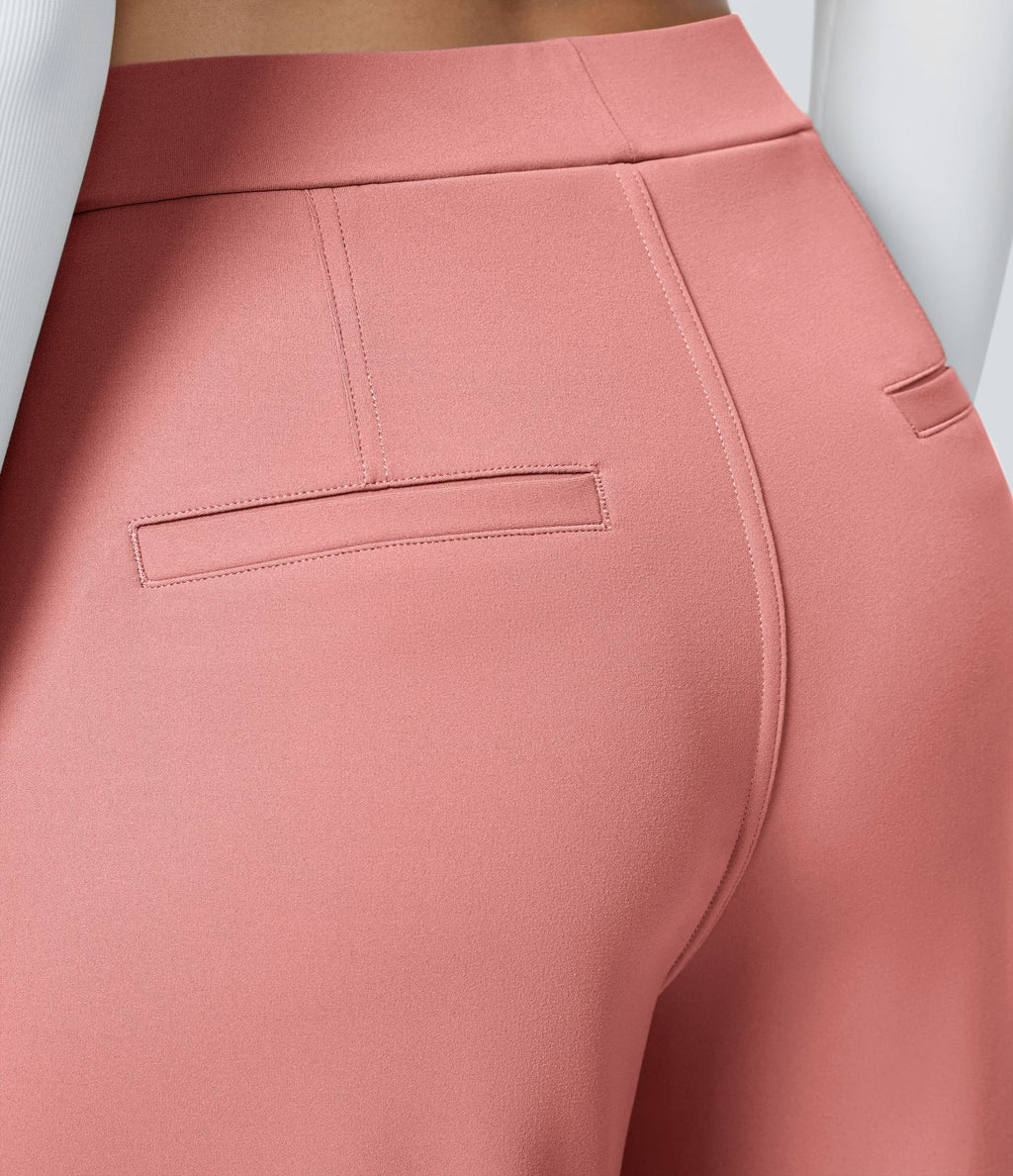 Pantalon tailleur Halara Flex™ DayStretch coupe droite taille haute avec poches