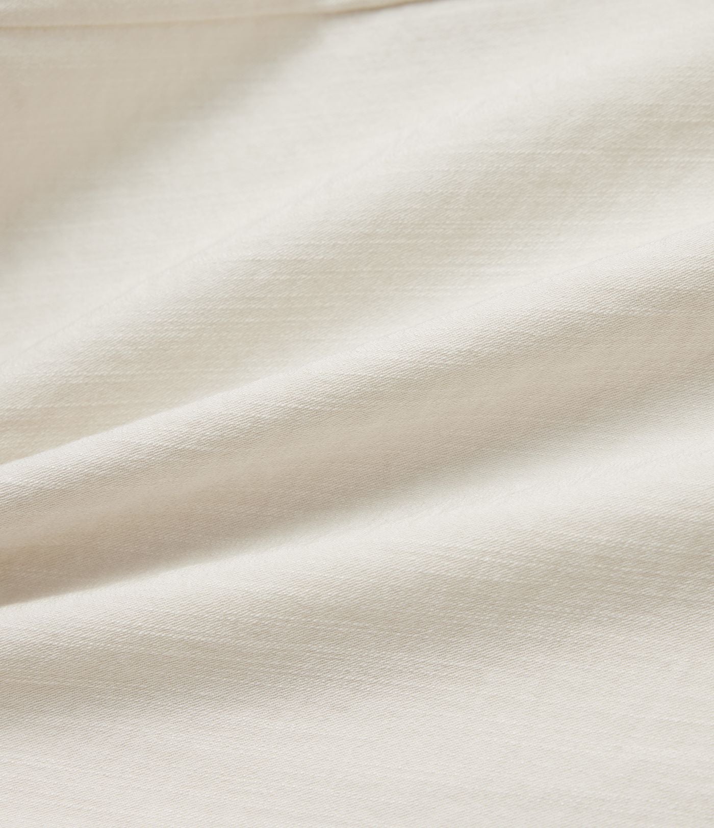 Pantalon décontracté large effet lin taille haute infroissable avec cordon et poches