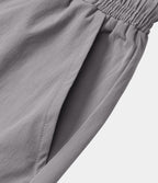 Jogging Cargo Casual à Taille Mi-Haute Cordon de Serrage et Poches Latérales