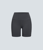 Short Course Biker Yoga Taille Haute avec Poches Latérales