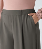 Pantalon de travail grande taille coupe droite taille haute Halara Flex™ DayStretch avec poches