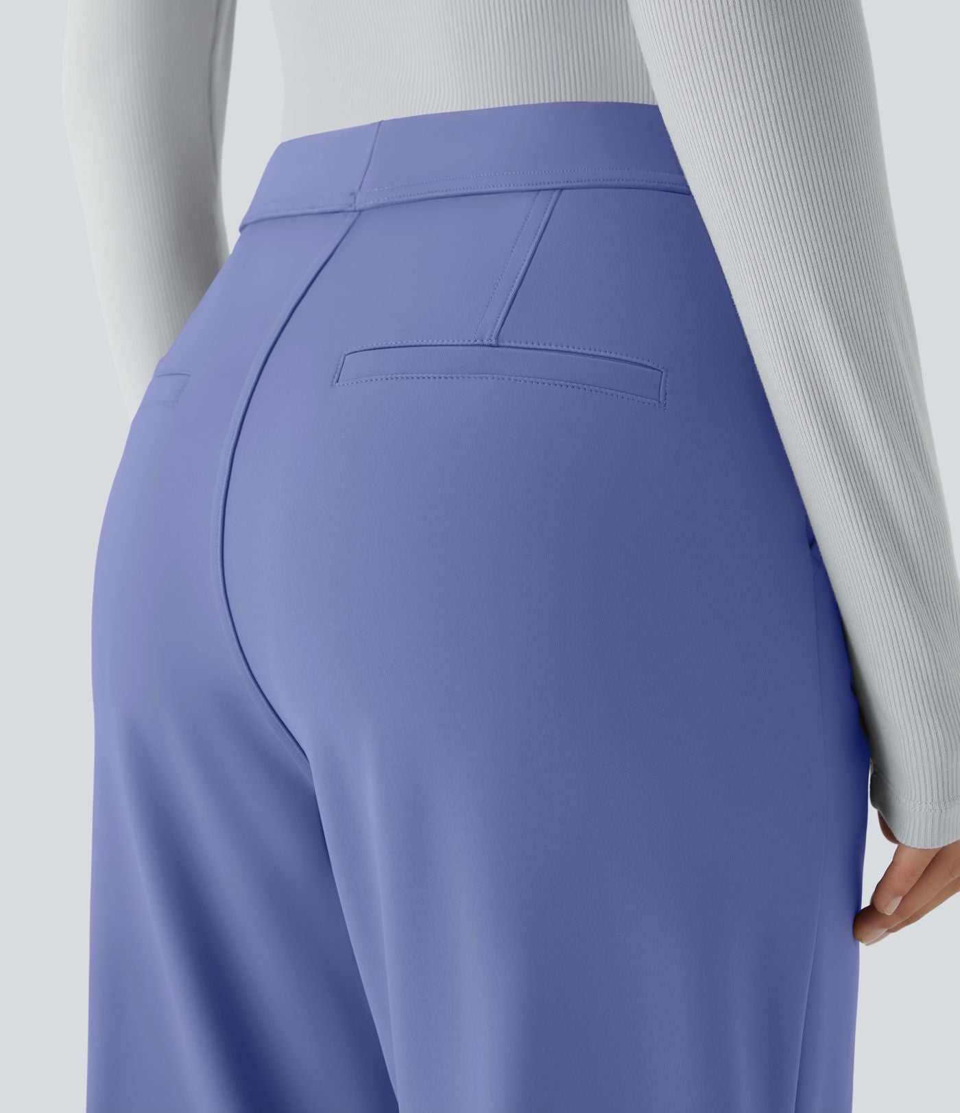 Pantalon tailleur évasé taille haute Halara Flex™ DayStretch avec poches