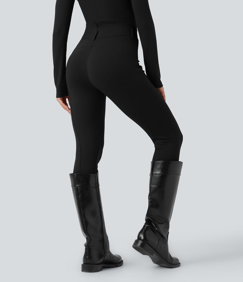 Pantalon ajusté 7/8 taille moyenne DayStretch avec poches