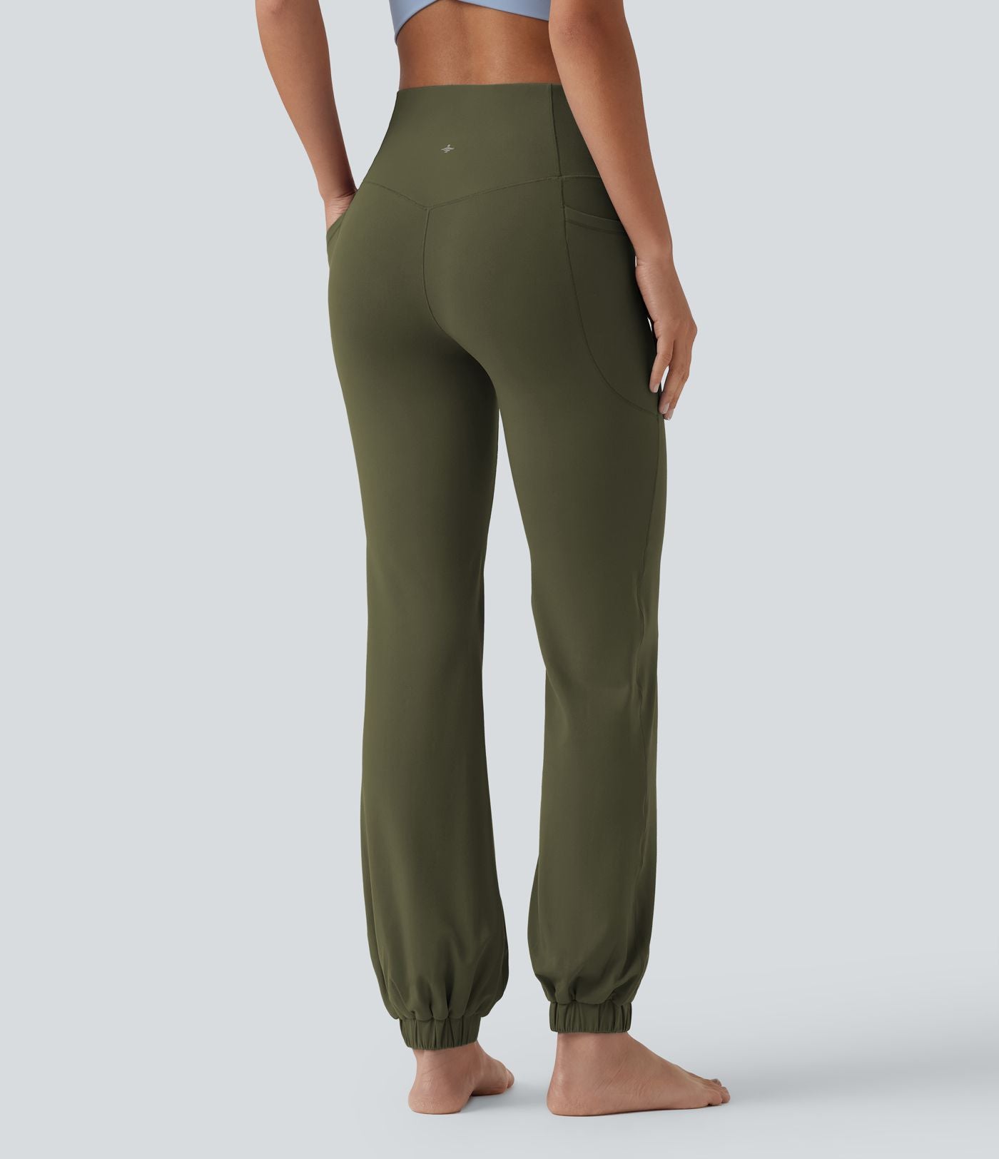 Jogging ballon danse SoftlyZero™ taille haute gainant avec poches