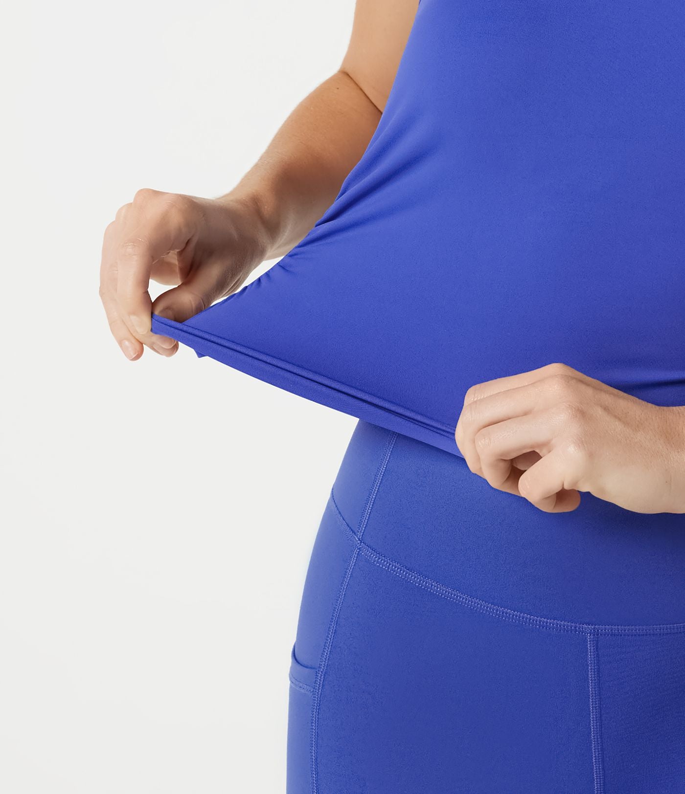 Débardeur SoftlyZero™ Airy décontracté col cœur dos nu froncé brassière intégrée effet frais InstantCool