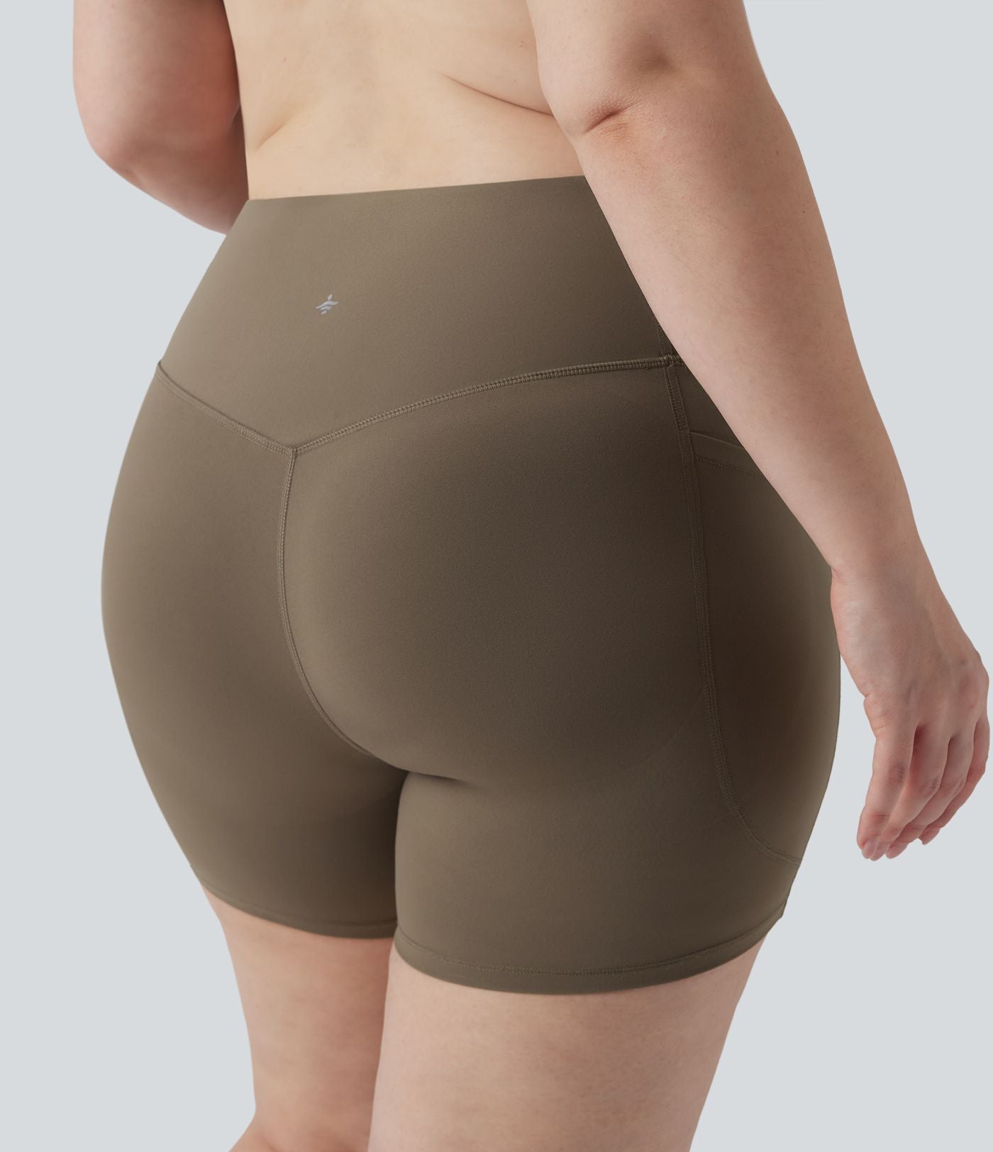 Short cycliste grande taille Halara UltraSculpt™ 12,5 cm taille haute effet push-up gainant sculptant avec poches