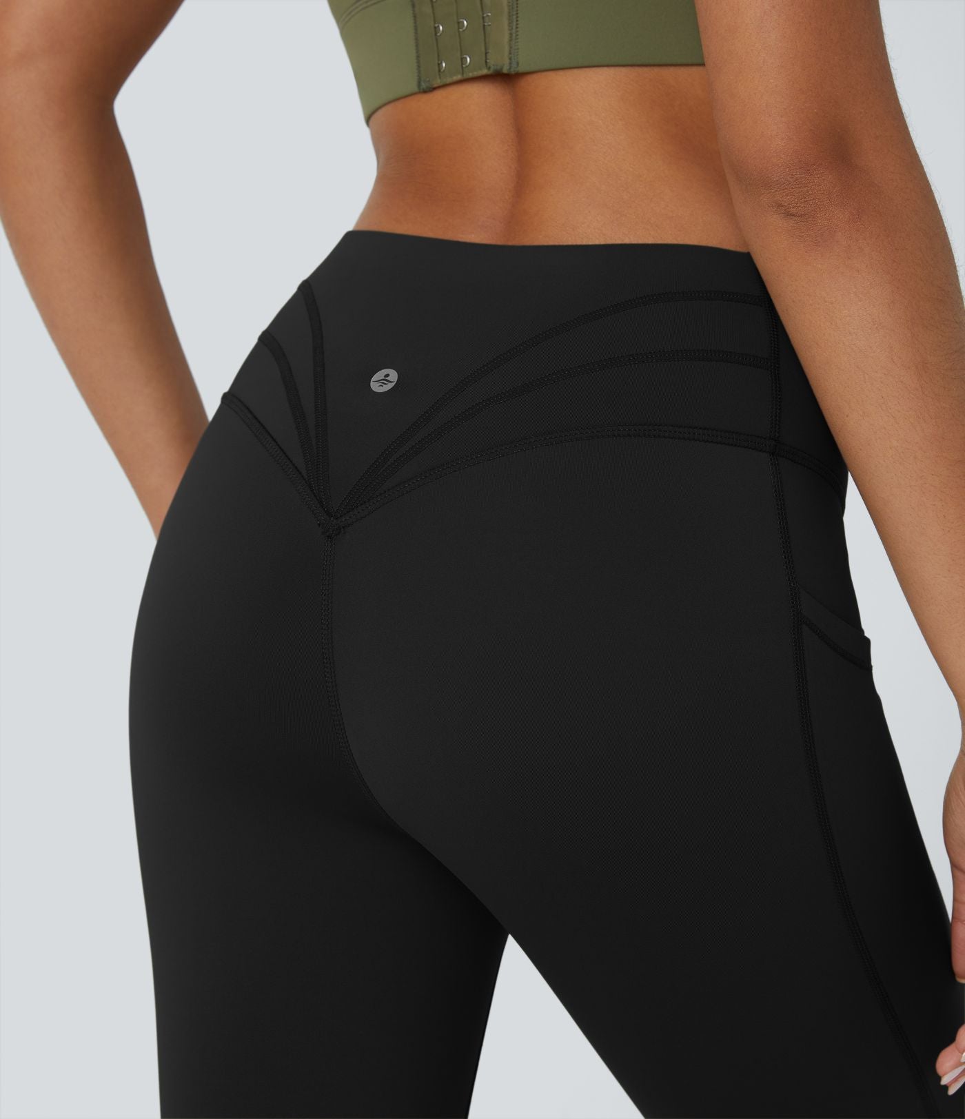 Legging 7/8 de yoga Softlyzero™ thermique taille haute avec poches latérales