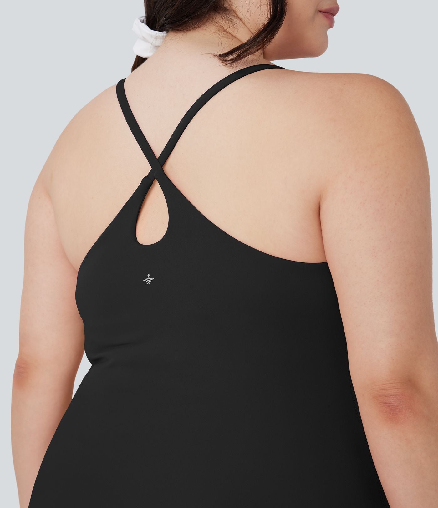 Robe de sport grande taille dos nu Softlyzero™ Plush - longueur rallongée - Easy Peasy Edition