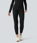 Pantalon ajusté 7/8 taille moyenne DayStretch avec poches