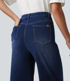 Jean bootcut Halara Flex™ taille haute croisée avec poches