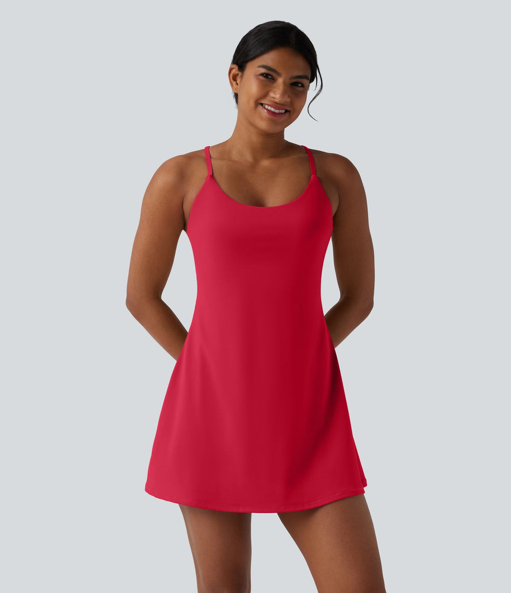 Robe sport SoftlyZero™ Plush ventre plat avec poches – Édition Easy Peasy