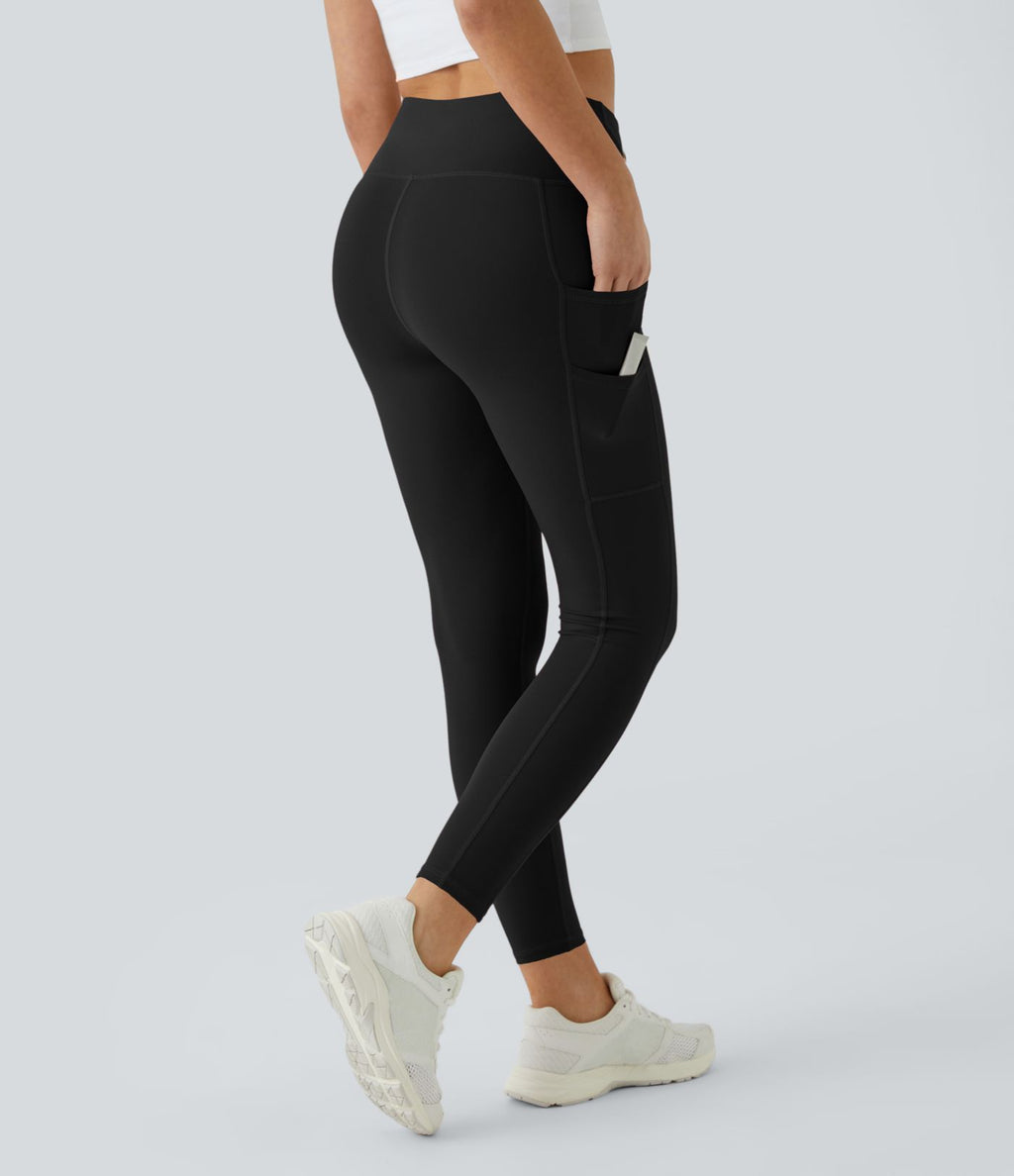 Softlyzero™ Legging Uni Taille Haute Doubles Poches - UPF50+
