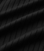 Short en maille côtelée taille mi-haute à cordon de serrage et ourlet ondulé 10 cm avec poches