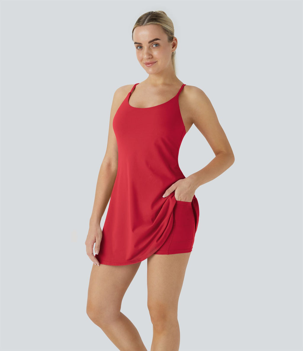 Robe de sport SoftlyZero™ Plush dos nu A-C