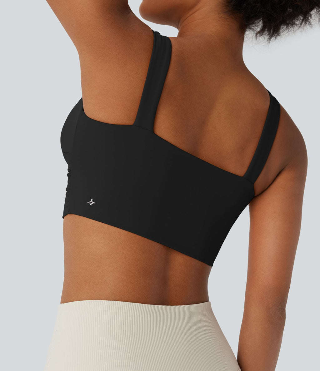 Brassière yoga SoftlyZero™ Airy maintien léger découpes effet frais InstantCool, bonnets E-G