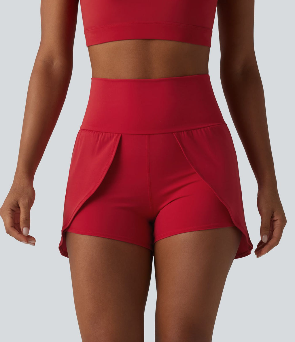 Short de yoga SoftlyZero™ Airy taille haute doux et respirant 7,5 cm avec poches