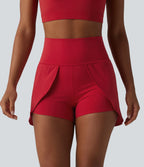 Short de yoga SoftlyZero™ Airy taille haute doux et respirant 7,5 cm avec poches