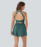 Combi-short 2-en-1 avec coussinets et poches - Édition Easy Peasy