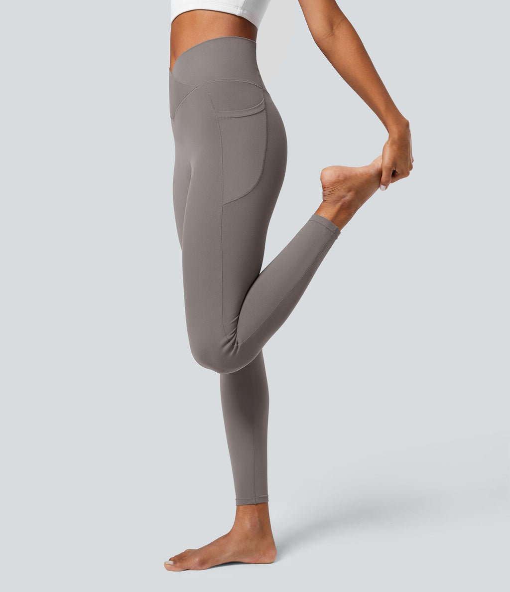 Softlyzero™ Legging Unis Poches Croisées