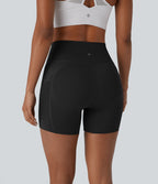 Short 2-en-1 d'entraînement gainant taille haute à séchage rapide avec poches Breezeful™