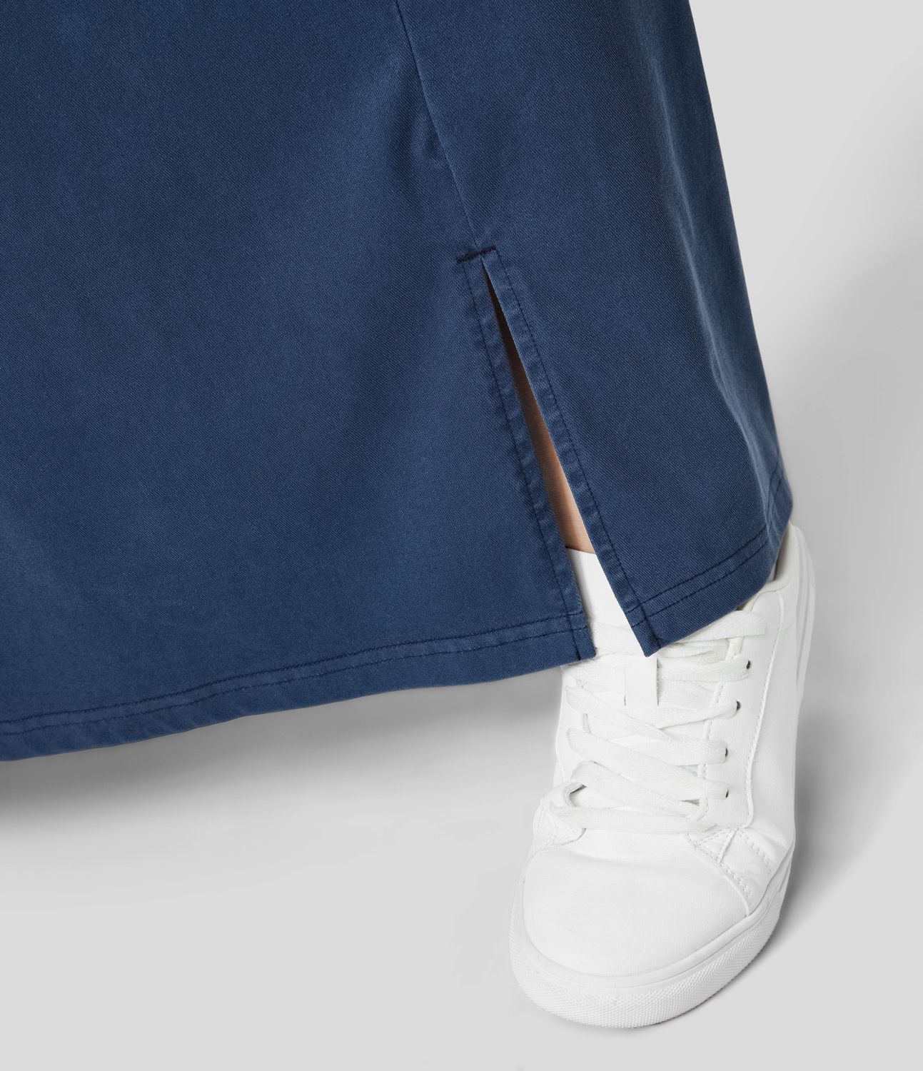 Pantalon Large Casual Taille Haute Boutonnés Fermeture Éclair Plissé Poches Latérales Ourlet Fendu Grande Taille