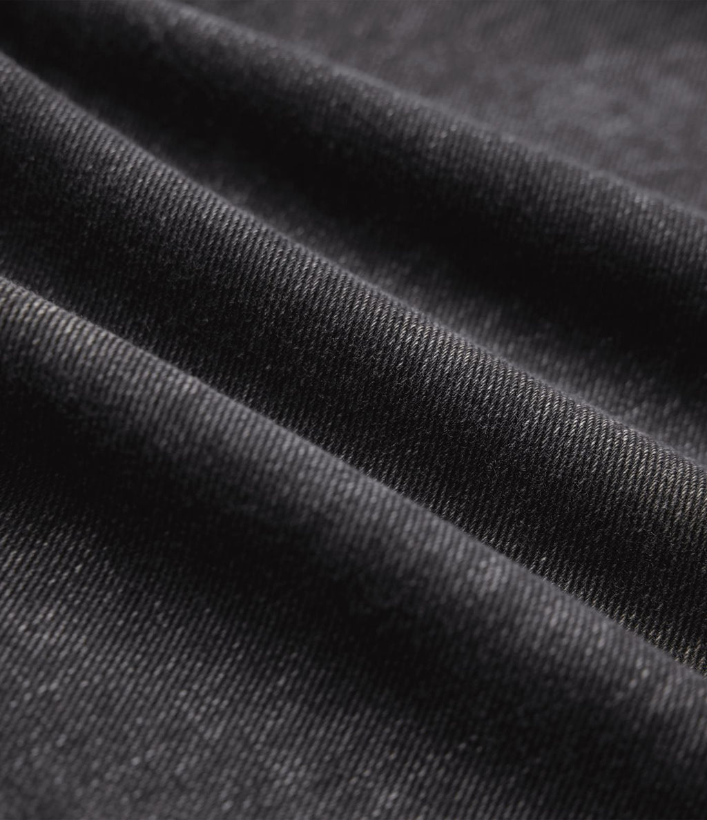 Halara Flex™ T-shirt casual délavé en denim à col rond et manches longues