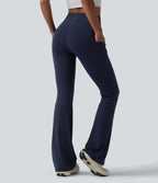 Legging de yoga bootcut SoftlyZero™ taille haute avec poches - UPF50+