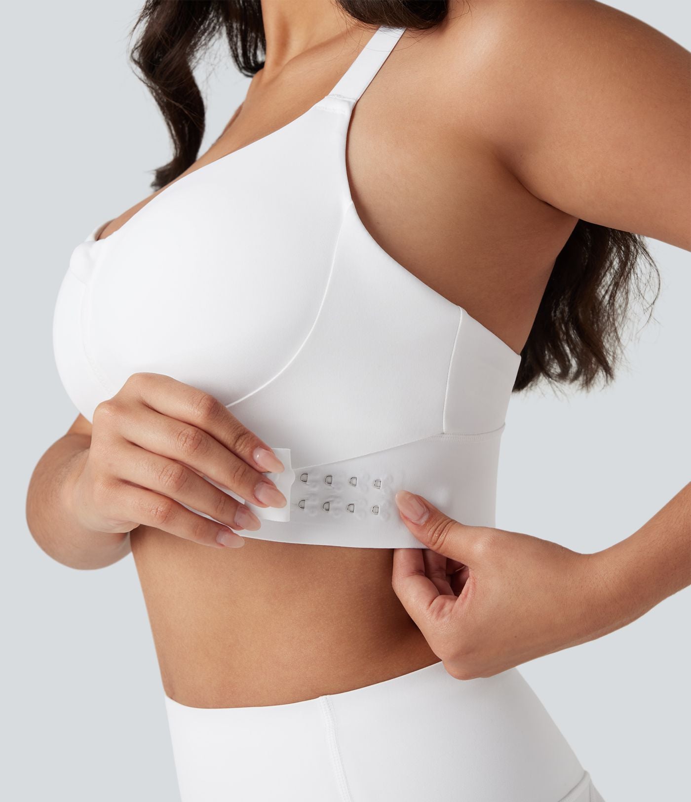 Brassière de sport SpeedWave™ maintien moyen push-up fermeture éclair boucle ajustable séchage rapide running bonnets E-G