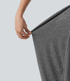 Robe longue casual drapée sans manches à dos ajouré avec poches