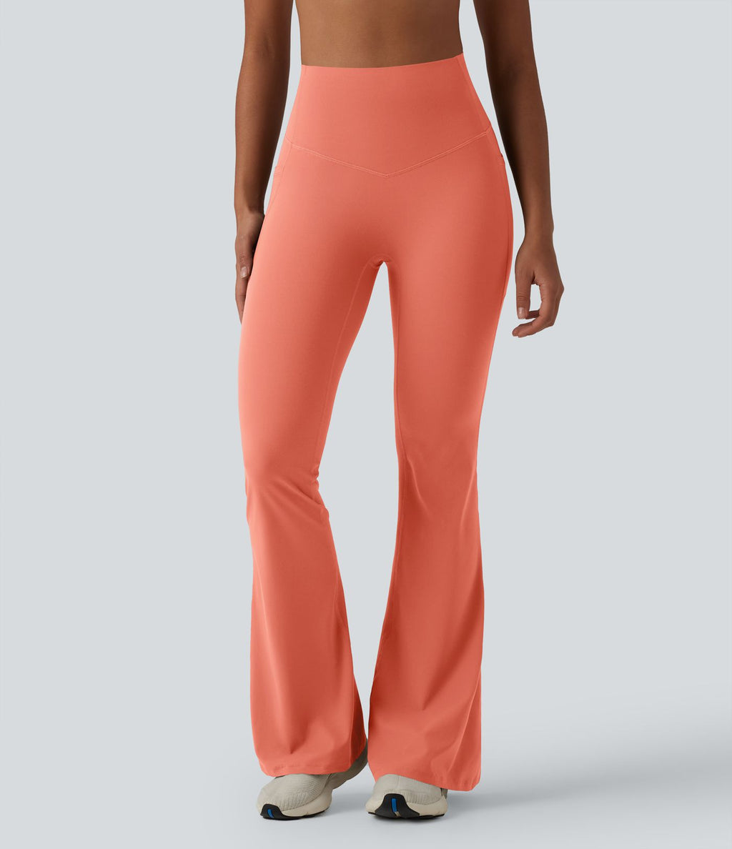 Halara UltraSculpt™ Legging de yoga évasé gainant taille haute avec poches