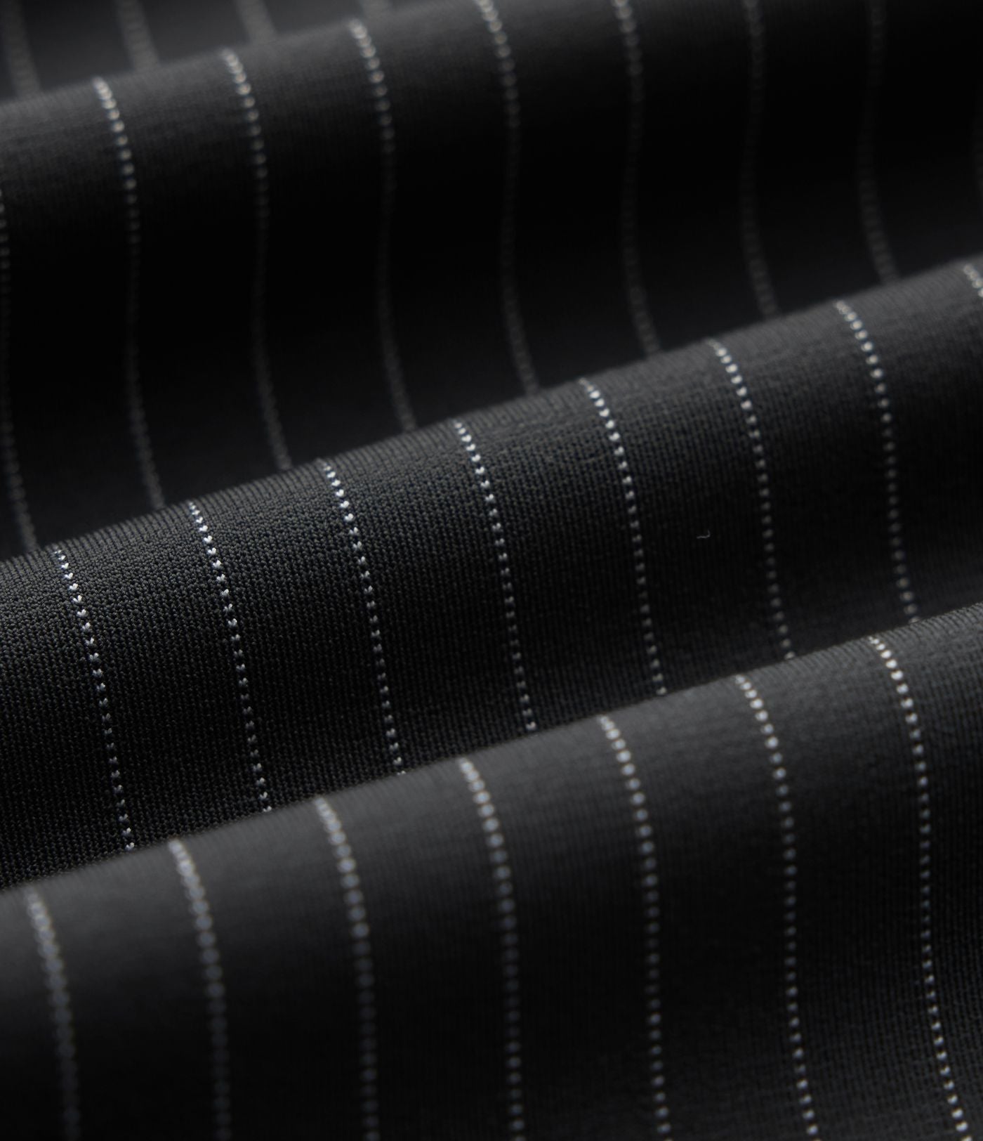 Pantalon tailleur large taille haute à rayures avec poches