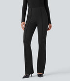 Pantalon tailleur bootcut gainant taille moyenne Halara Flex™