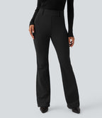 Pantalon tailleur évasé taille haute avec poches Halara Flex™