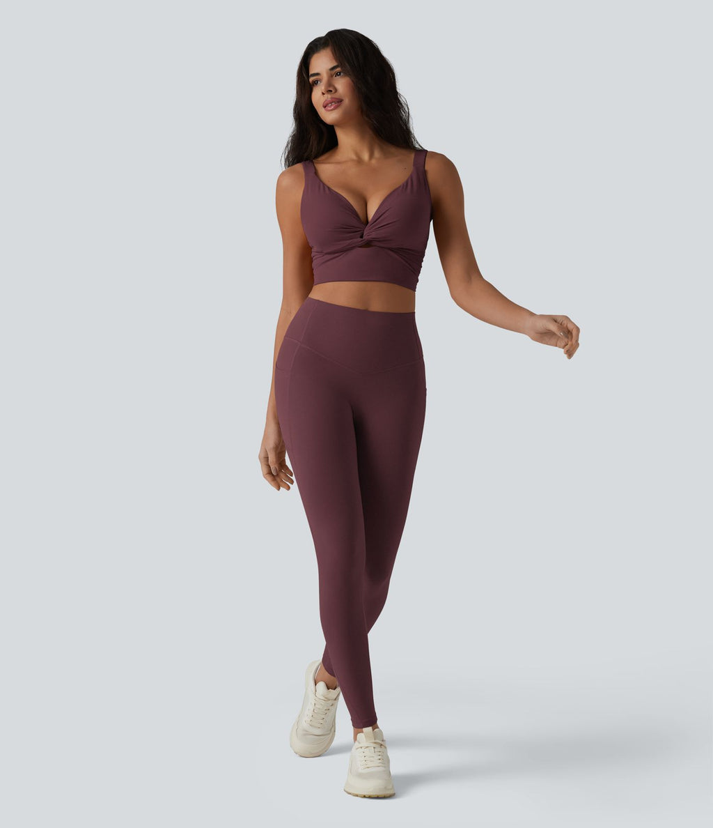 Brassière de sport de yoga Halara UltraSculpt™ push-up soutien léger - Bonnets E-G