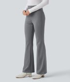 Halara Flex™ Pantalon tailleur évasé à rayures taille haute avec poches