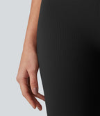 Legging de yoga Halara UltraSculpt™ côtelé, taille haute, évasé croisé, à poches