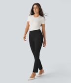 Pantalon tailleur fuselé taille haute Halara Flex™ avec poches