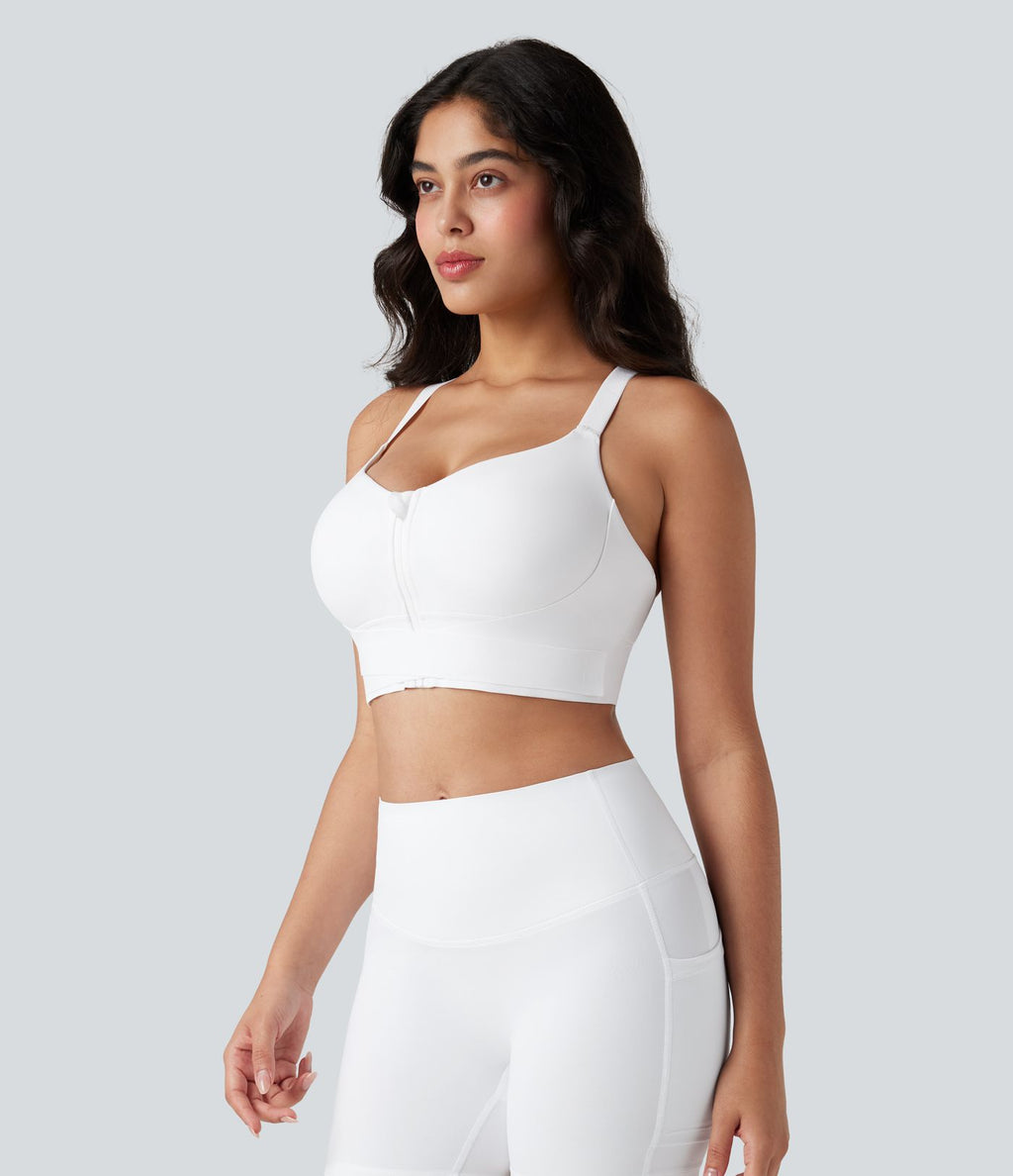 Brassière de sport SpeedWave™ maintien moyen push-up fermeture éclair boucle ajustable séchage rapide running bonnets E-G