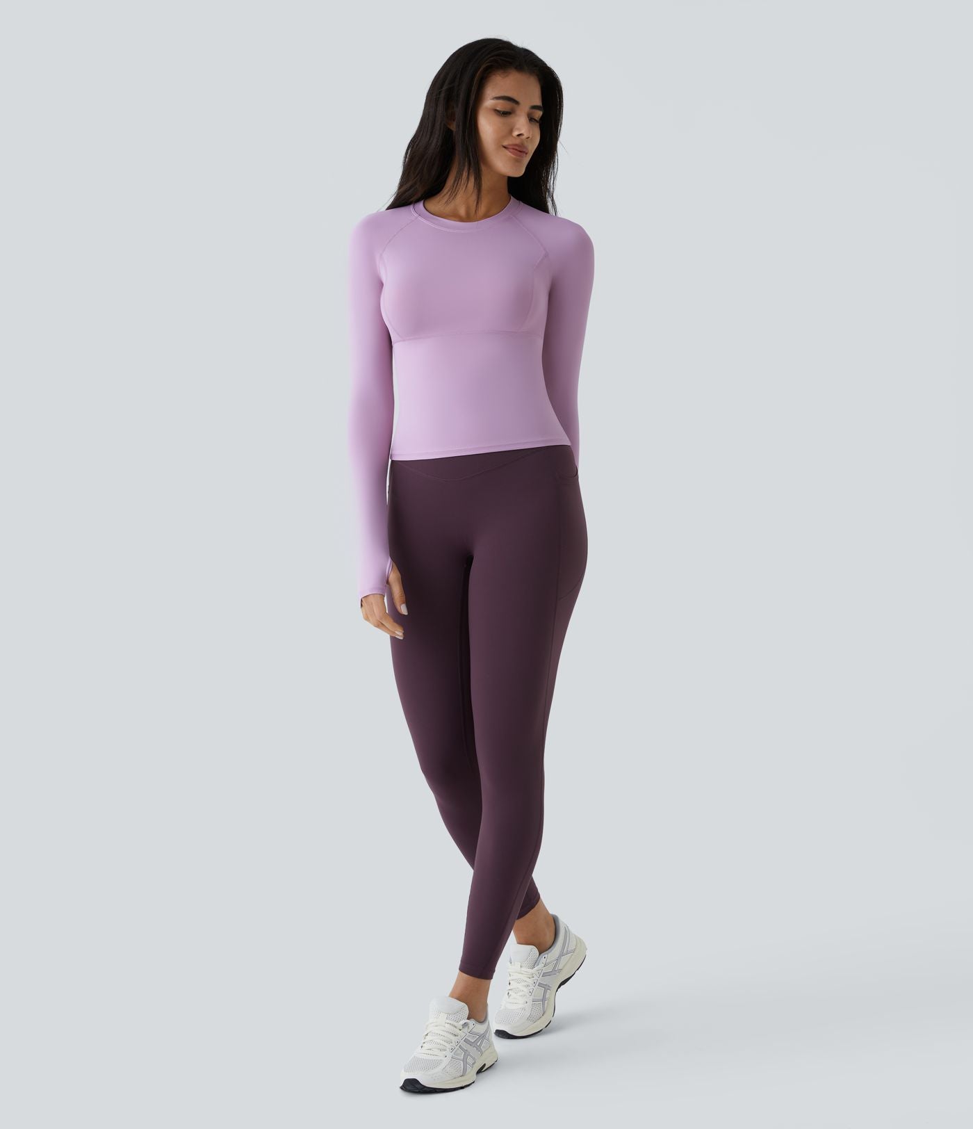 Top Sport Yoga Uni Trous pour les Pouce