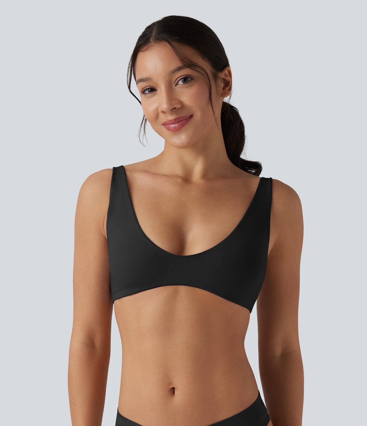 Brassière lounge décolleté plongeant