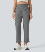Pantalon yoga fuselé taille haute avec poches