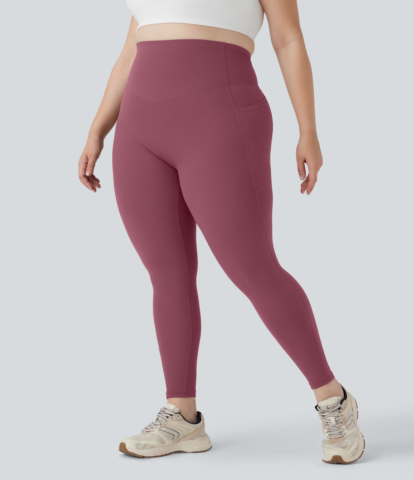 Legging d'entraînement gainant galbant taille haute grande taille avec poches Halara UltraSculpt™