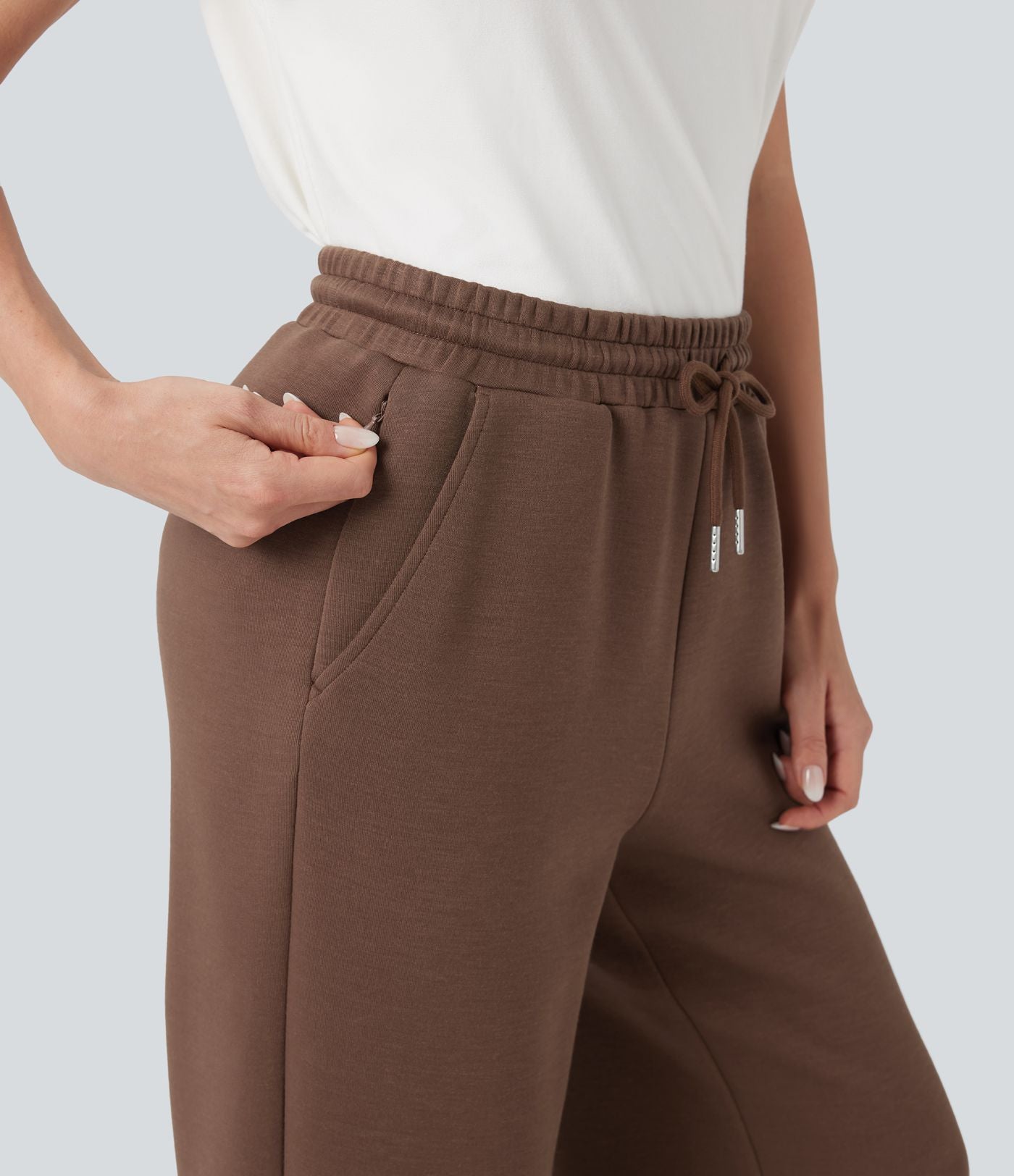 Joggers décontractés SpacerTek™ taille mi-haute avec cordon de serrage et poches