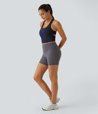 Softlyzero™ Plush Plus Débardeur Yoga Crop à Col U Plongeant Dos Nu Dos Nageur Découpé - UPF50+