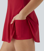 Softlyzero™ Airy Robe Sport Torsadée Dos Nu Édition Easy Peasy