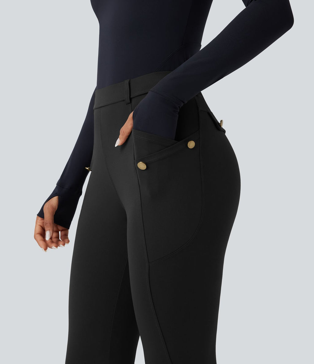 Pantalon ajusté taille haute DayStretch avec poches