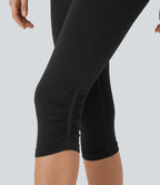 Legging yoga pedal pusher taille haute froncé sans couture OneForm Seamless Flow