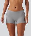 Shorty d'intérieur lisse à taille mi-haute