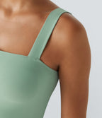 Softlyzero™ Plush Softlyzero™ Débardeur de Yoga Skinny Court à Encolure Carrée en Peluche